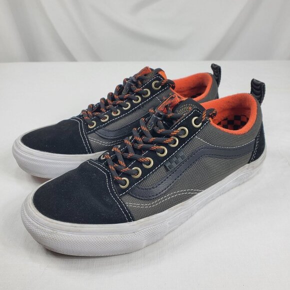 ❤Vans X Spitfire Men\'s Black/Flame Athletic Wheels Skate Old Skool Shoe Size 7.5 main image 15
